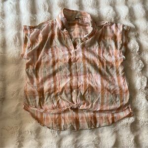 Lucky Brand Button Up Blouse